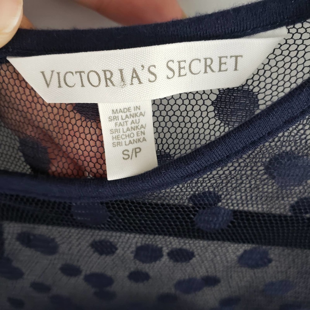 VICTORIA'S Secret Swiss Dot Illusion Jersey‎ Dress - Picture 7 of 10